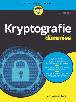 cover image of Kryptografie für Dummies